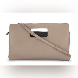 Talbots Leather Purse Shoulder Hand Bag  Tan